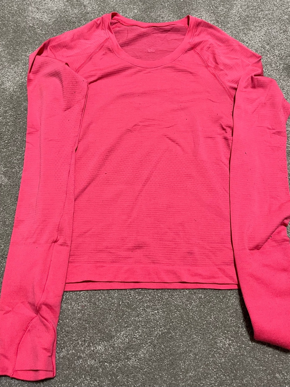 lululemon athletica Women's Long Sleeve Crewneck Top - Hot Pink